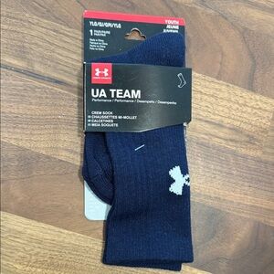 Youth Navy Blue Crew Socks